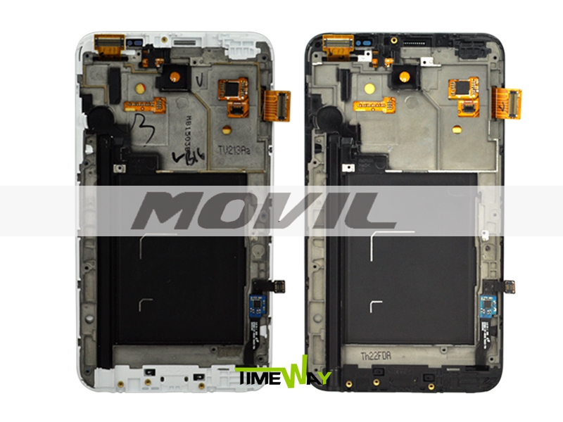 for Samsung Note 1 N7000 lcd original lcd with touch Screen Digitizer and Frame Assembly
